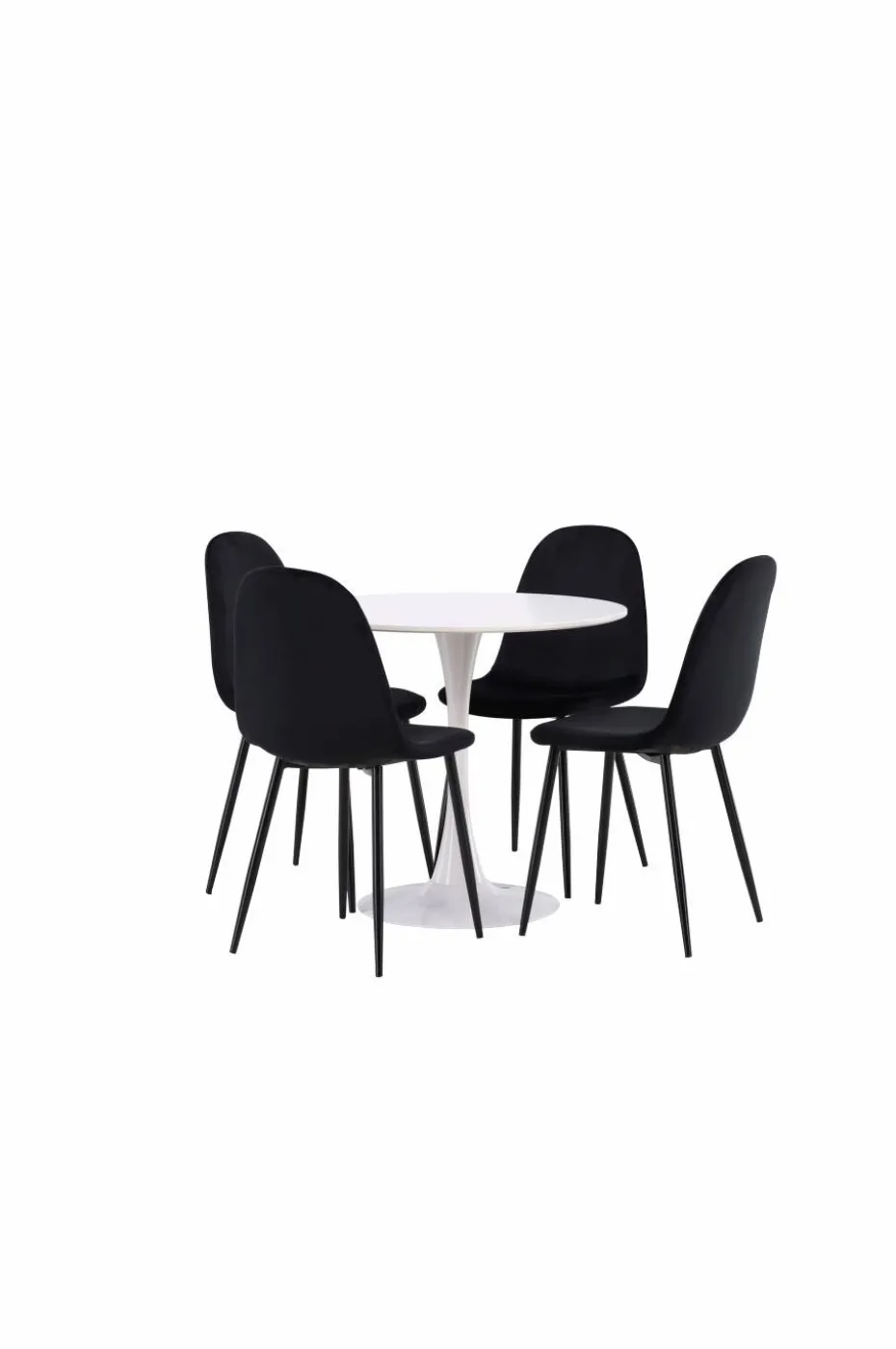 Venture Home Spisegruppe Hamden med 4 stk stoler Polar
