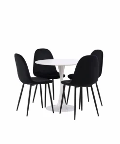 Venture Home Spisegruppe Hamden med 4 stk stoler Polar