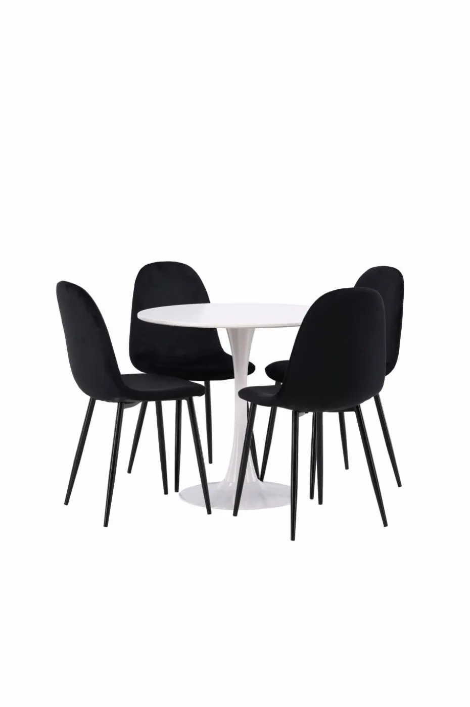 Venture Home Spisegruppe Hamden med 4 stk stoler Polar