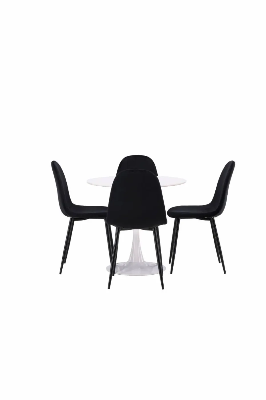 Venture Home Spisegruppe Hamden med 4 stk stoler Polar
