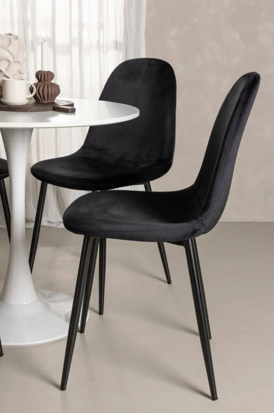 Venture Home Spisegruppe Hamden med 4 stk stoler Polar
