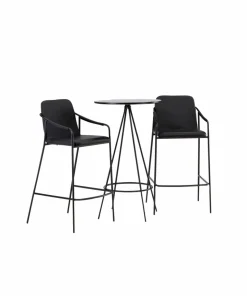 Venture Home Spisegruppe Bistro med 2 stk stoler Tvist