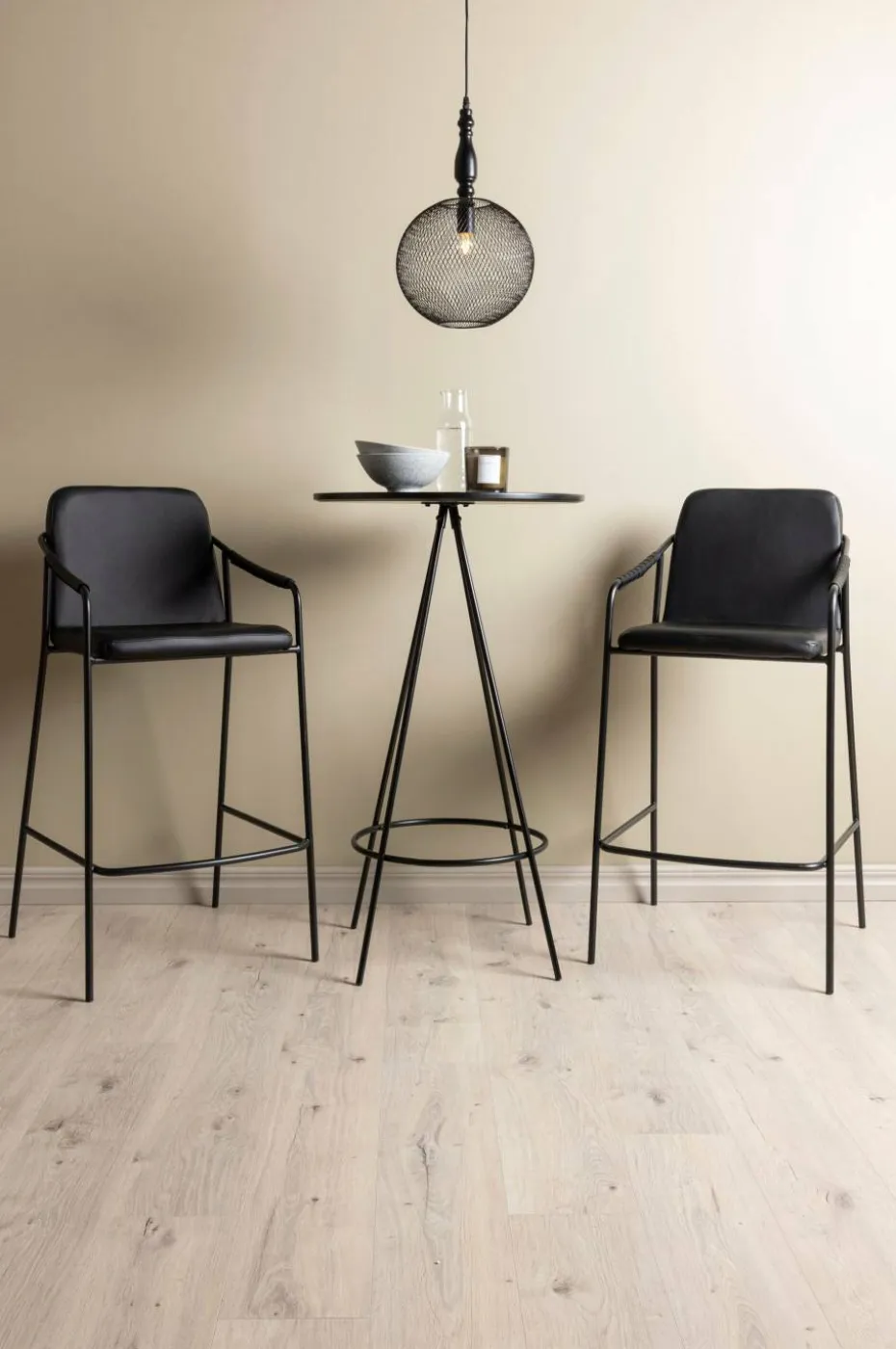 Venture Home Spisegruppe Bistro med 2 stk stoler Tvist