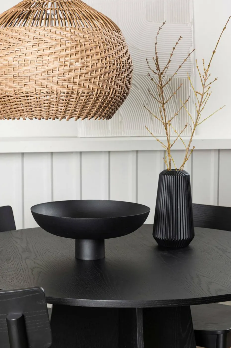 Venture Home Spisegruppe Bootcut Round og stolene Montros