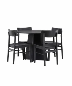 Venture Home Spisegruppe Bootcut Round og stolene Montros