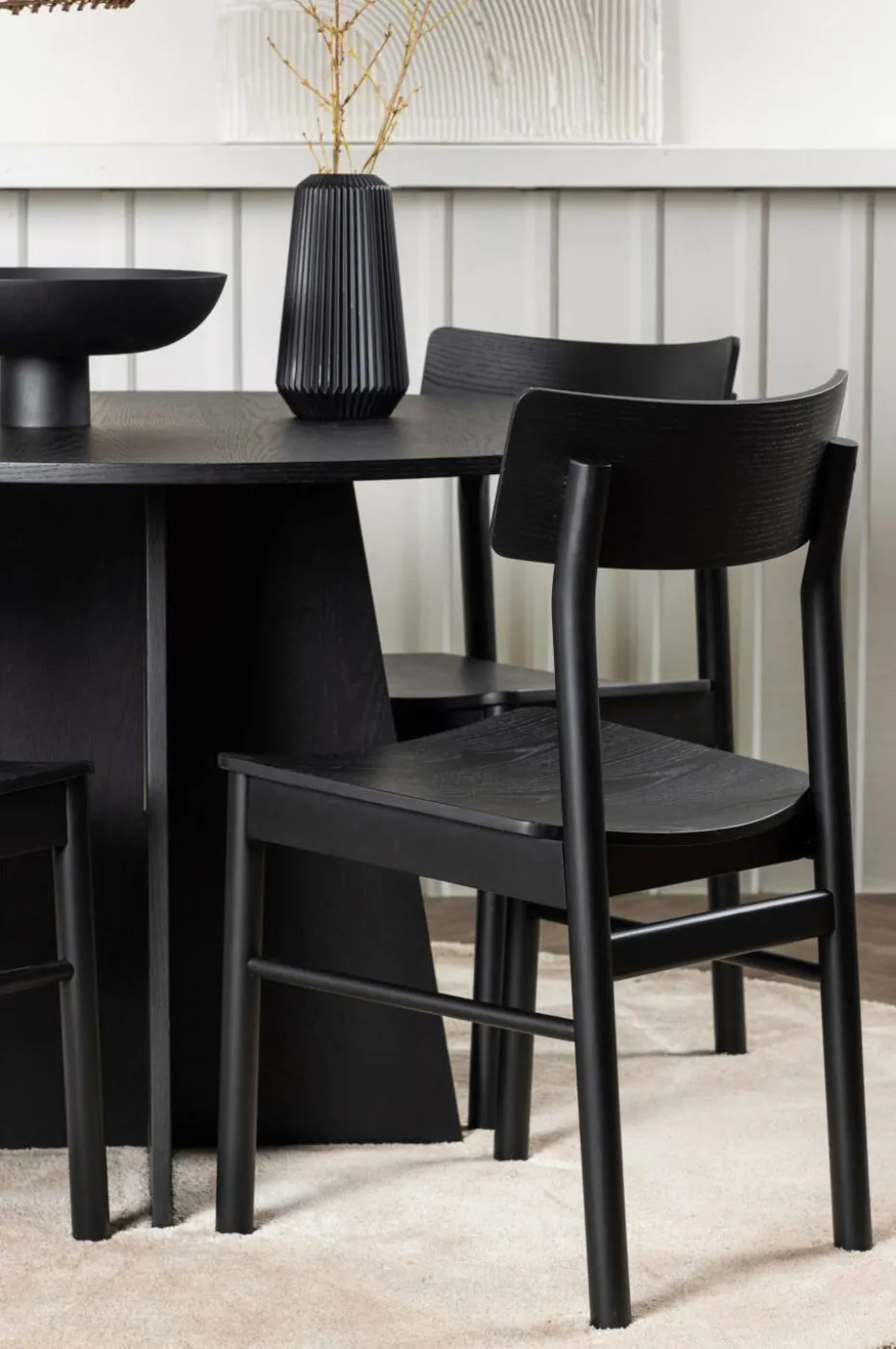 Venture Home Spisegruppe Bootcut Round og stolene Montros