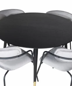 Venture Home Spisegruppe Dipp med 4 stk stoler Arrow