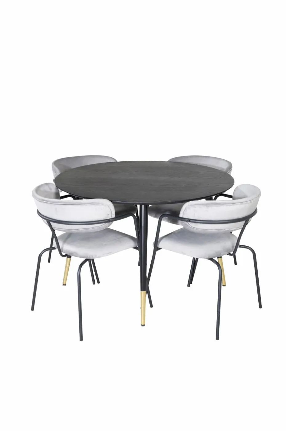 Venture Home Spisegruppe Dipp med 4 stk stoler Arrow