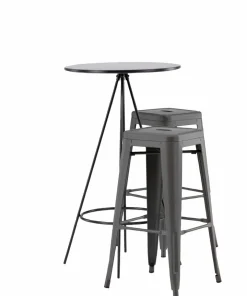 Venture Home Spisegruppe Bistro med 2 stk stoler Tempe