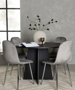 Venture Home Spisegruppe Bootcut med 4 stk stoler Eva