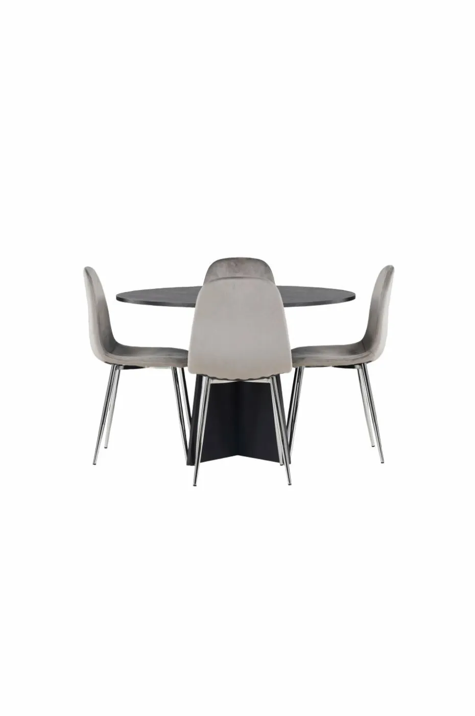 Venture Home Spisegruppe Bootcut med 4 stk stoler Eva