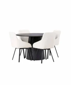 Venture Home Spisegruppe Lanzo med 4 stk stoler Rosie