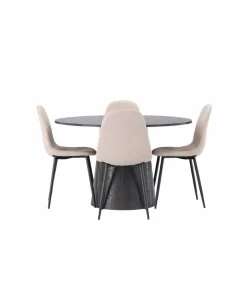 Venture Home Spisegruppe Lanzo med 4 stk stoler Polar