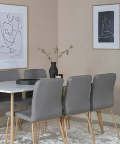 Venture Home Spisegruppe Polar med stolene Mace