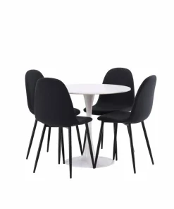 Venture Home Spisegruppe Hamden med 4 stk stoler Polar