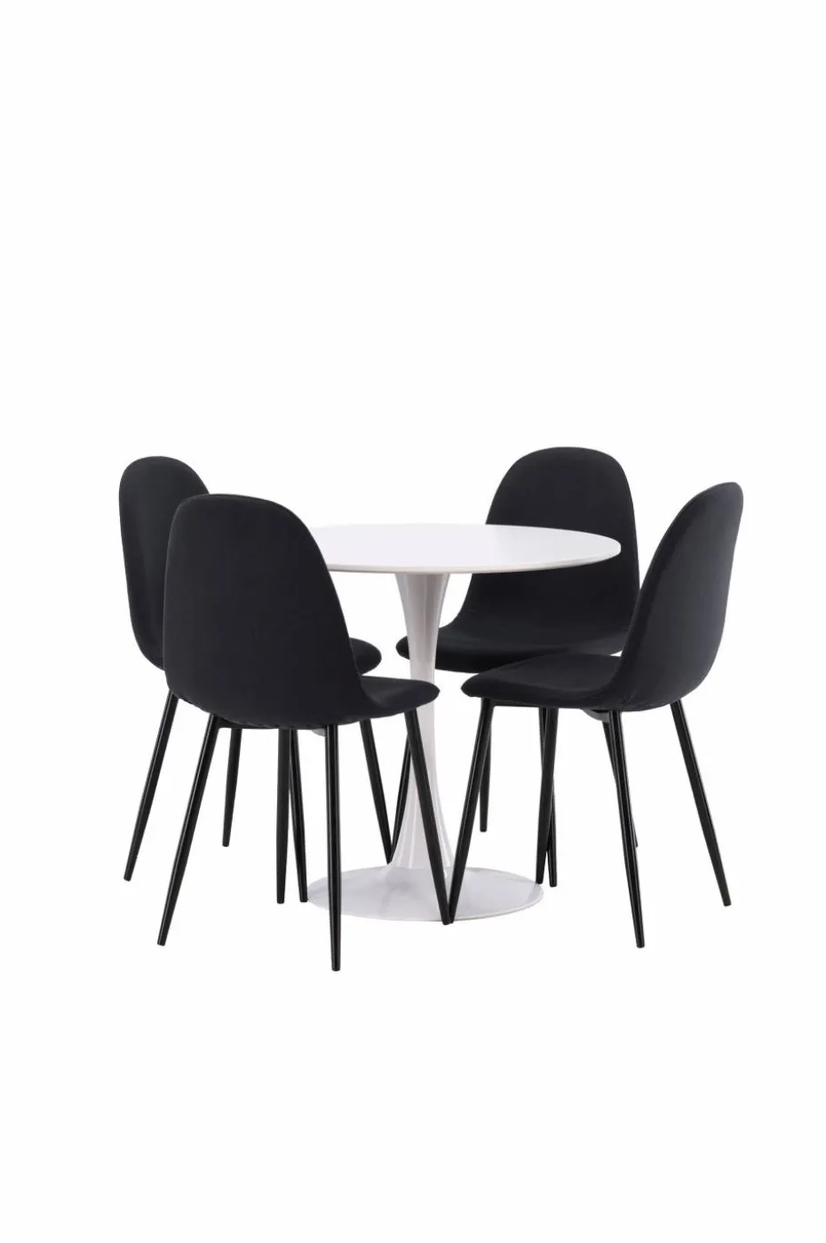 Venture Home Spisegruppe Hamden med 4 stk stoler Polar