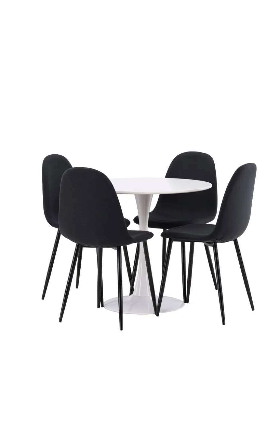 Venture Home Spisegruppe Hamden med 4 stk stoler Polar
