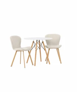 Venture Home Spisegruppe Danburi med 2 stk stoler Lilja