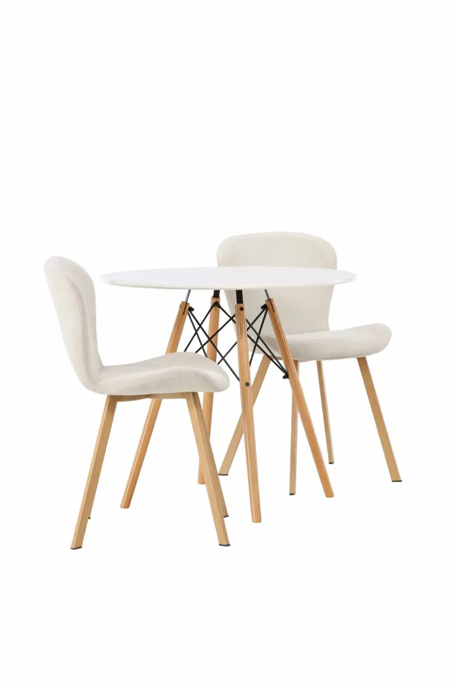 Venture Home Spisegruppe Danburi med 2 stk stoler Lilja