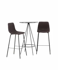 Venture Home Spisegruppe Bistro med 2 stk stoler Alexi