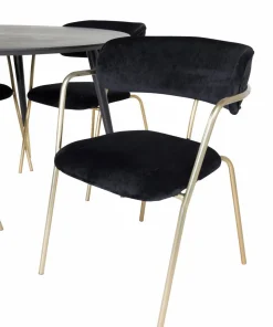 Venture Home Spisegruppe Dipp med 4 stk stoler Arrow