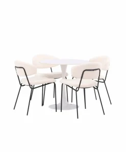 Venture Home Spisegruppe Hamden med 4 stk stoler Chico