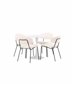 Venture Home Spisegruppe Hamden med 4 stk stoler Chico