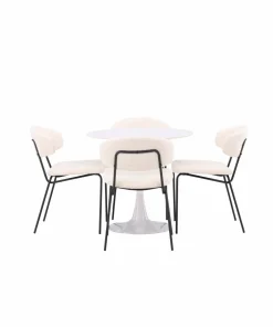 Venture Home Spisegruppe Hamden med 4 stk stoler Chico