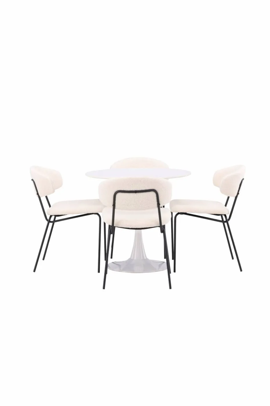 Venture Home Spisegruppe Hamden med 4 stk stoler Chico