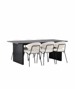 Venture Home Spisegruppe Vail med 6 stk stoler Chico