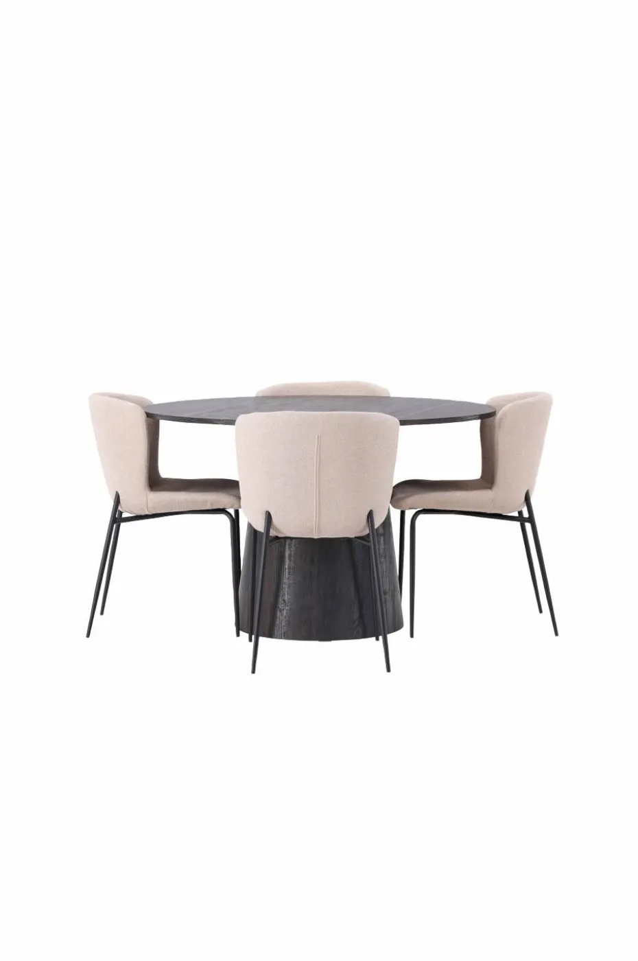 Venture Home Spisegruppe Lanzo med 4 stk stoler Modesto