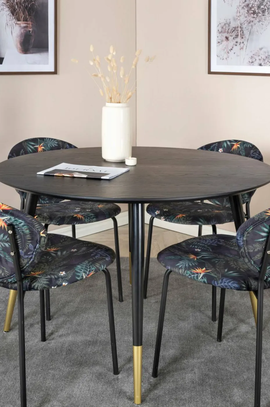 Venture Home Spisegruppe Dipp med 4 stk stoler Vault