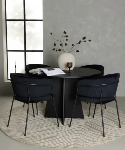 Venture Home Spisegruppe Bootcut med 4 stk stoler Selma