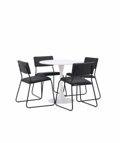 Venture Home Spisegruppe Hamden med 4 stk stoler Kenth