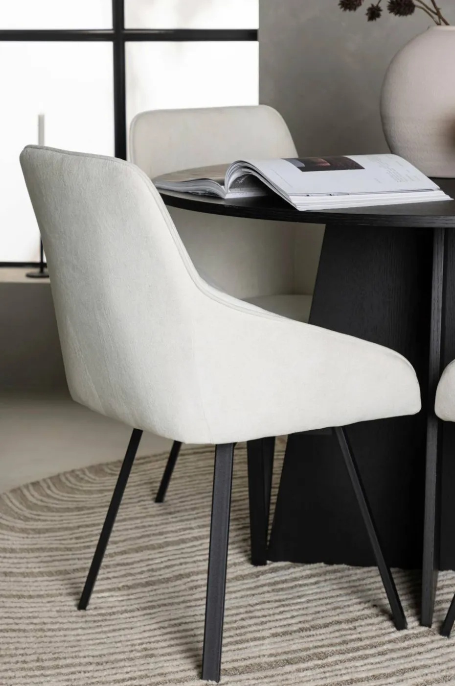 Venture Home Spisegruppe Bootcut med 4 stk stoler Rosie