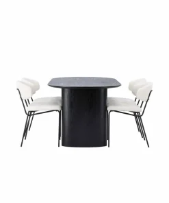 Venture Home Spisegruppe Isolde med 4 stk stoler Chico