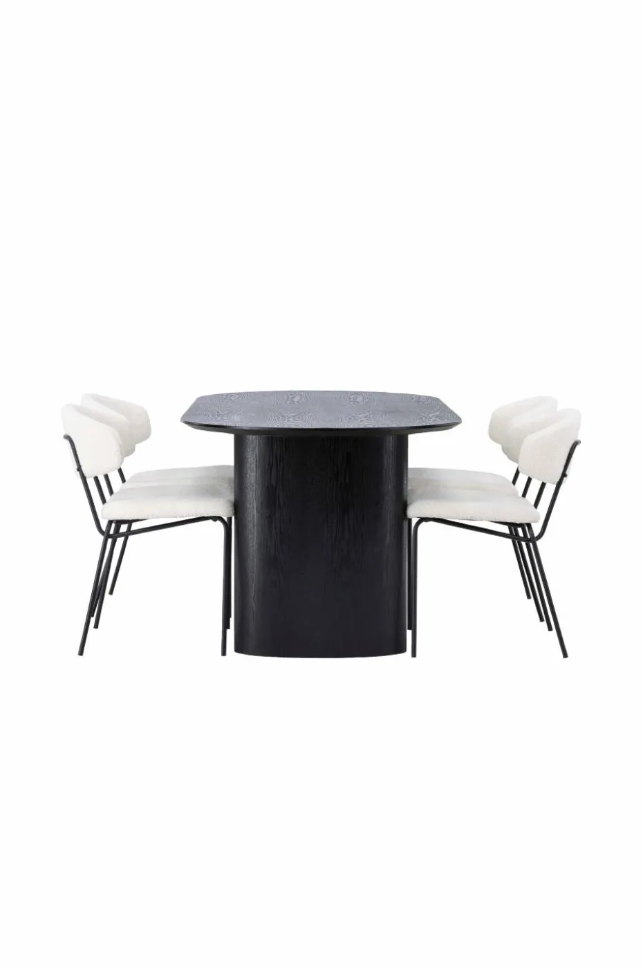 Venture Home Spisegruppe Isolde med 4 stk stoler Chico