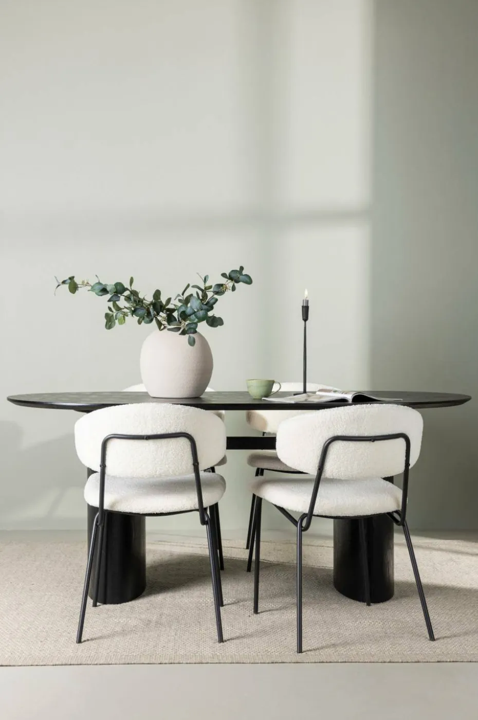 Venture Home Spisegruppe Isolde med 4 stk stoler Chico