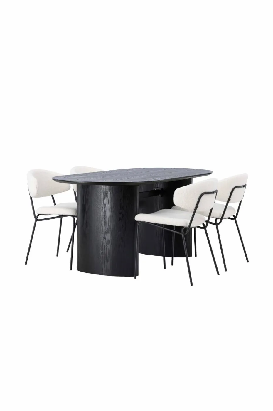 Venture Home Spisegruppe Isolde med 4 stk stoler Chico