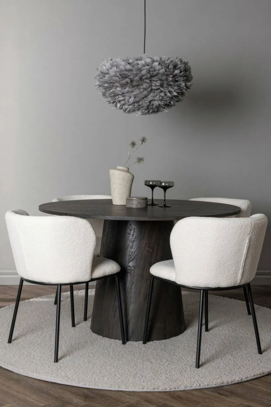 Venture Home Spisegruppe Lanzo med 4 stk stoler Edina