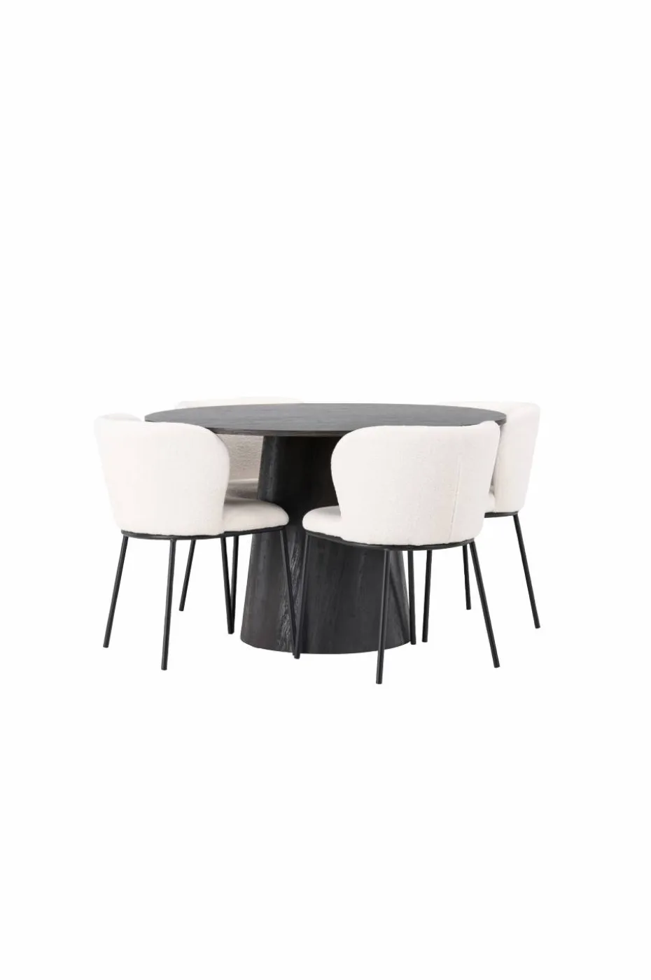 Venture Home Spisegruppe Lanzo med 4 stk stoler Edina