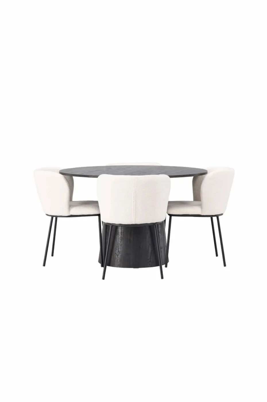 Venture Home Spisegruppe Lanzo med 4 stk stoler Edina