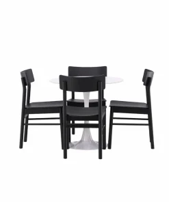 Venture Home Spisegruppe Hamden med 4 stk stoler Montros
