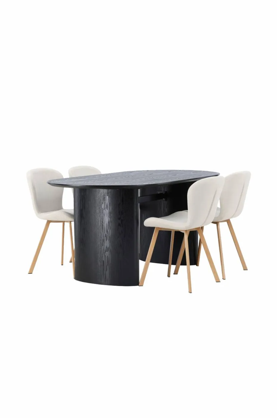 Venture Home Spisegruppe Isolde med 4 stk stoler Lilja