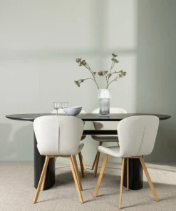 Venture Home Spisegruppe Isolde med 4 stk stoler Lilja