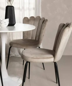 Venture Home Spisegruppe Hamden med 4 stk stoler Limhamn