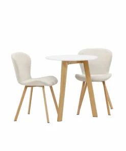 Venture Home Spisegruppe Leonora med 2 stk stoler Lilja
