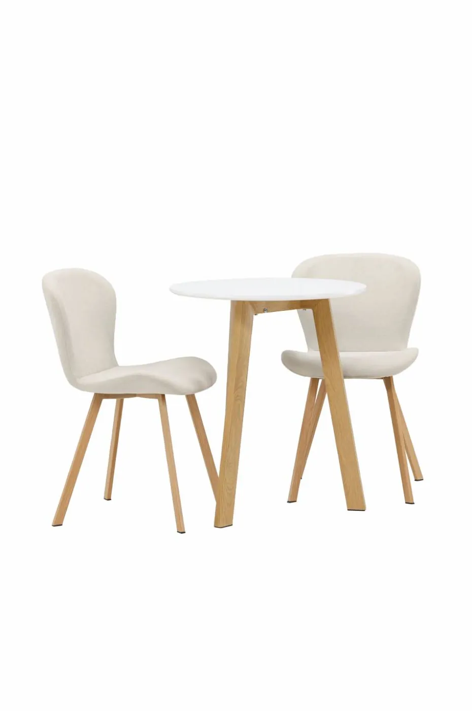 Venture Home Spisegruppe Leonora med 2 stk stoler Lilja