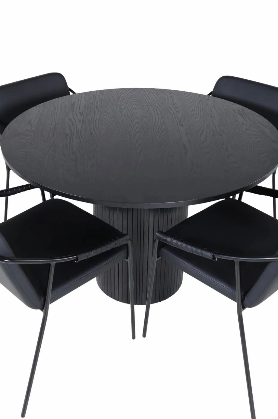 Venture Home Spisegruppe Bianca med 4 stk stoler Tvist