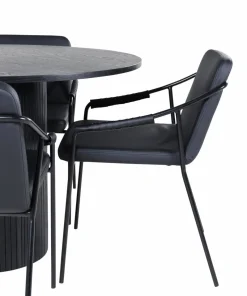 Venture Home Spisegruppe Bianca med 4 stk stoler Tvist